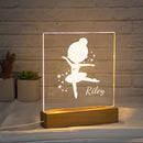Axyaa Dancing Girl 3D Lamp Personalized Name Nightlight Customized Toy for Children