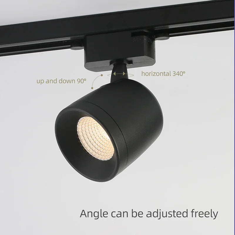 Axyaa 7W LED Track Spotlight for Living Room Shop Lighting