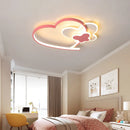 Pink Heart Chandelier by Axyaa - Nordic Ceiling Light for Kids Room