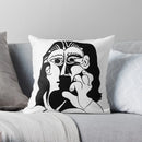 Picasso Abstract Art Decorative Cushion Cover by Axyaa
