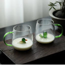 Axyaa 3D Animal Glass Mug: Fun Novelty Cup for Coffee, Tea, Milk - 400ml