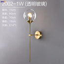 Nordic Glass Ball LED Wall Lamp by Axyaa - Modern Bedroom, Bathroom, Stair Lighting