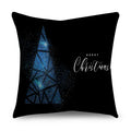 Axyaa Christmas Polyester Cushion Cover - Tree Gifts Print - Xmas Home Decor