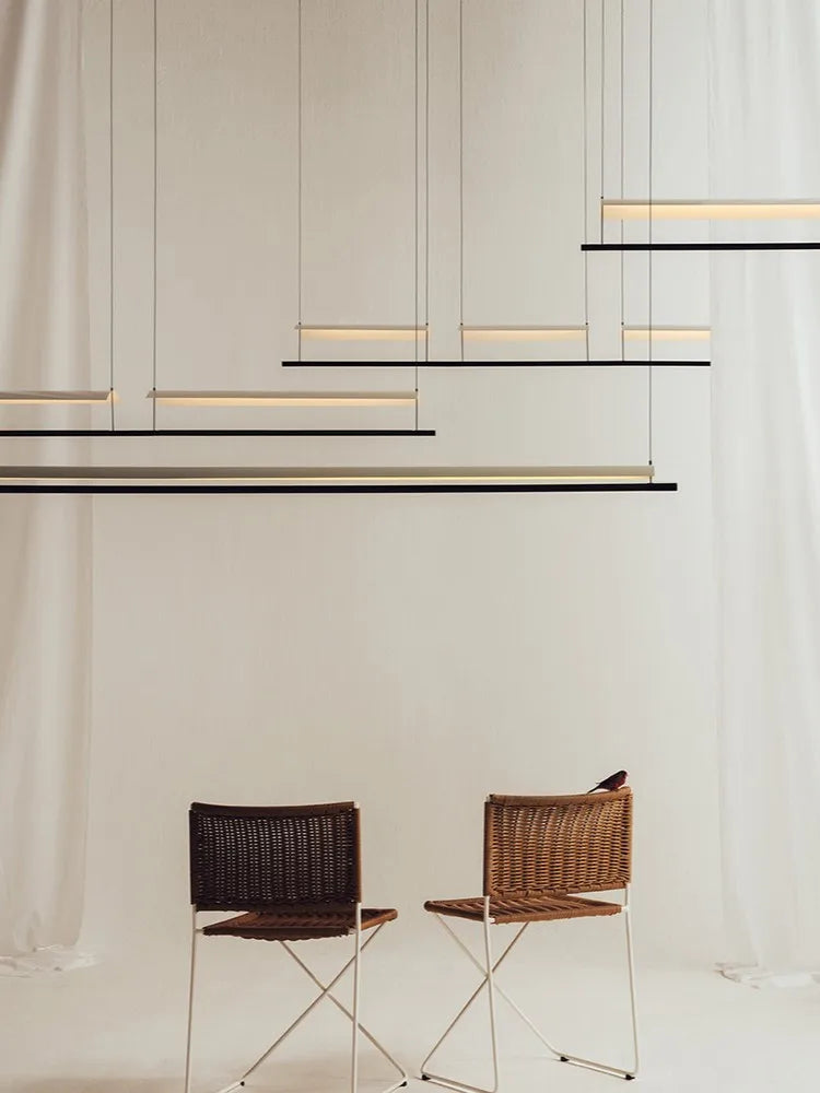Axyaa Scandinavian Bar Pendant Lights - Minimalist Hanging Lamps