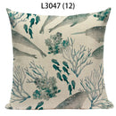 Axyaa Ocean Life Pillow Covers for Home Decor