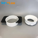 Axyaa Round LED Downlight Frame with MR16/GU10 Socket for Recessed Ceiling Spot Lighting