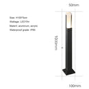 Axyaa 10W LED Garden Light Lawn Lamp Waterproof Aluminum Pillar Bollard Outdoor Courtyard