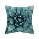 Axyaa Cactus Plant Pattern Pillow Cover Abstract Art Sofa Throw Decor Case