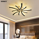 Axya LED Ceiling Lights Modern Living Room Bedroom Lamps with Remote
