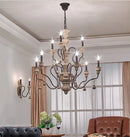 Axyaa Retro Resin LED Chandelier for Home Decor and Lighting