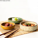 Axya Ceramic Sauce Dish Set - Snack Tray, Seasoning Dishes, Dessert Plate Bowl