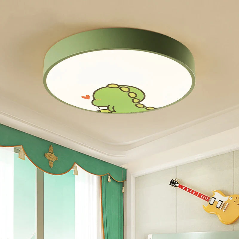 Axyaa Cartoon Acrylic LED Kids Ceiling Light with Remote Control