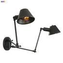 Axyaa Vintage Industrial Wall Lamp 2 Heads Loft Style Rustic Wall Light