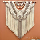 Nordic Style Macrame Wall Hanging Tapestry by Axyaa