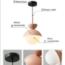 Axyaa Glass Pendant Lamp with Long Cable for Bedside Living Room