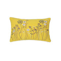 Axyaa Yellow Dandelion Floral Pillow Cover for Home Decor
