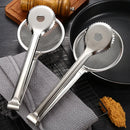 Axyaa Fine Mesh Strainer Tongs Oil Skimmer BBQ Clamp Kitchen Cooking Accessories