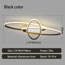 Axyaa Modern LED Ceiling Light for Living Room Bedroom Deco, Dimmable, 110V 220V