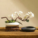 Axyaa Modern Chinese Style Ceramics Vase Pot Cobblestone Flower Arrangement Home Decor
