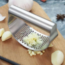 Axyaa Stainless Steel Garlic Press - Kitchen Vegetable Fruit Tools