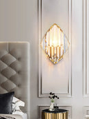 Axyaa Crystal Wall Sconce Modern Luxury Light Fixture for Living Room Home Decor