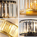 Axyaa Light Luxury Crystal Wall Lamp for Bedroom & Living Room