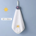 Axyaa Coral Velvet Hand Towel: Soft, Absorbent, Quick Dry Cleaning Cloth