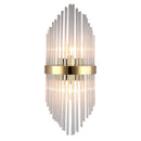 Axyaa Elegant Crystal Wall Lamp for Bedroom Living Room Staircase Aisle Hotel Lighting