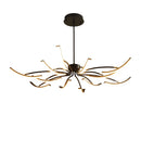 Axyaa Modern LED Matte Black/White Ceiling Light for Living Room Bedroom