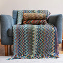 Axyaa Bohemia Knit Blanket: Winter Warm Comfy Throw, 130x230cm