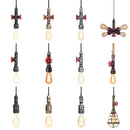 Axyaa Retro Industrial Pendant - Vintage Steampunk Water Pipe Lamp