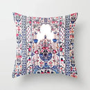 Axyaa Ethnic Style Short Plush Pillow Cover - Chinese Printing Sofa Cushion Cover