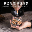 Axyaa Stainless Steel Ashtray for Home and Office Décor