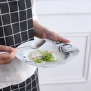Axyaa 48-Piece Black Decals Porcelain Tableware Set with Bowls and Plates