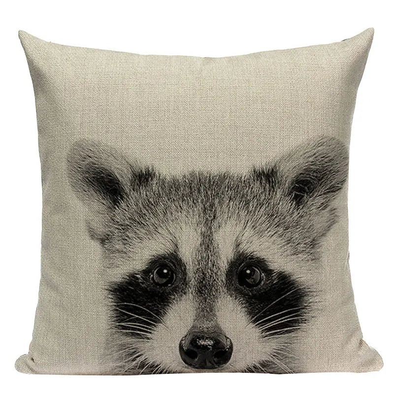 Axyaa Animal Print Cushion Covers - High Quality Decorative Pillows for Sofa