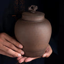 Axya Ceramic Tea Caddy: Stylish Storage Jar & Decorative Gift