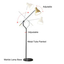 Axyaa Metal Art Long Arm Floor Lamp for Modern Indoor Lighting and Reading