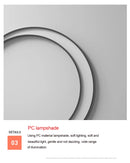Axya Stainless Steel Outdoor Moon Wall Sconce