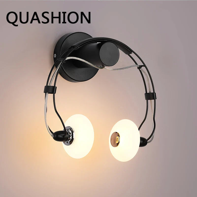 Axya LED Earphone Style Wall Lamp for Children's Room Decor