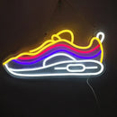 Axyaa Neon Light Sports Shoe Sneakers Decorative Sign for Bedroom & Stores
