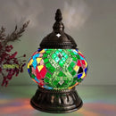 Axyaa Hand-inlaid Glass Mosaic Turkish Night Lamp for Bedroom Living Room