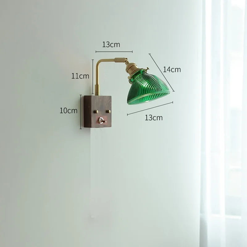 Axyaa Clear Glass LED Wall Lights Modern Nordic Wall Lamp