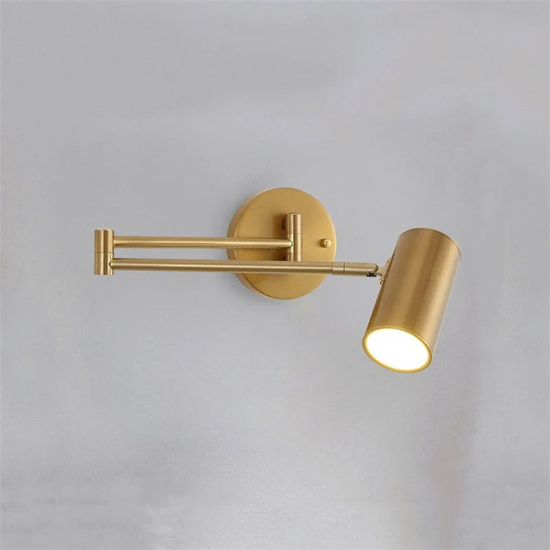 Axyaa Nordic Telescopic Wall Lamp for Simple Bedroom and Living Room