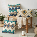 Handmade Moroccan Style Tuft Cushion Cover by Axyaa - 45x45cm/30x50cm