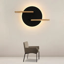 Axyaa Nordic LED Wall Lamp with USB Charging Port and Switch