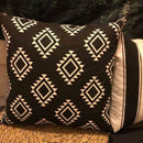 Axyaa Black Nordic Decor Cushion Cover 18x18 for Boho Living Room Décor