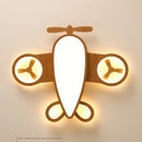 Axyaa Nordic Airplane Ceiling Lamp Iron Sconces with Remote Control