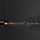 Axya Glass Pendant Lamp: Stylish Lighting Solution for Living Room, Dining Room, and Study