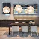 Axyaa Moon Pendant Light: Artistic Postmodern Lighting for Living, Dining, Bar Spaces