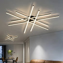 Axyaa Modern Gold & Black LED Ceiling Chandelier for Home & Restaurant